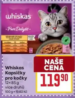Billa Whiskas Kapsičky pro kočky nabídka