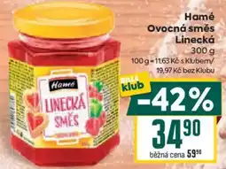Billa Hamé ovocná směs linecká nabídka
