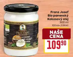 Billa Franz Josef bio panenský kokosový olej nabídka