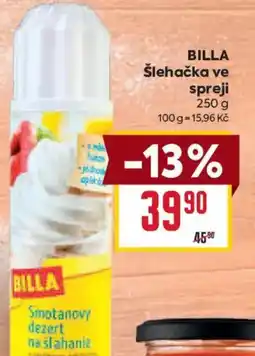 Billa Billa smotanový dezert na šťahanie nabídka