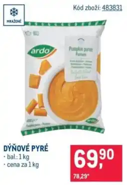 Makro ardo dýňové pyré nabídka