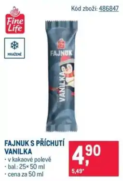 Makro Fine Life fajnuk s příchutí vanilka nabídka