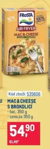 Makro Frosta mac & cheese s brokolicí nabídka