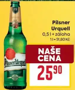 Billa Pilsner Urquell nabídka