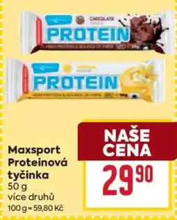 Billa Maxsport proteinová tyčinka nabídka