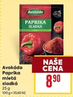 Billa Avokádo paprika mletá sladká nabídka