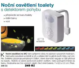 Decodoma Noční osvětlení na wc nabídka