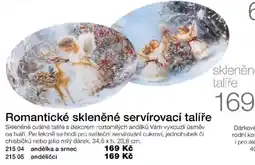 Decodoma Romantické skleněné servírovací talíře nabídka