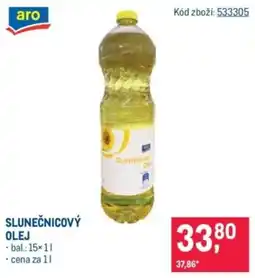 Makro aro slunečnicový olej nabídka