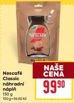 Billa Nescafé Classic náhradní náplň nabídka