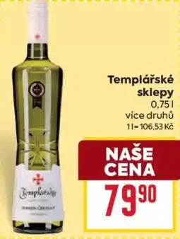 Billa Templářské sklepy nabídka
