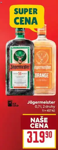 Billa Jägermeister nabídka