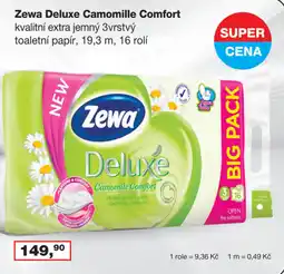 Ráj drogerie Zewa Deluxe Camomille Comfort nabídka