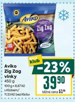 Billa Aviko Zig Zag vinky nabídka