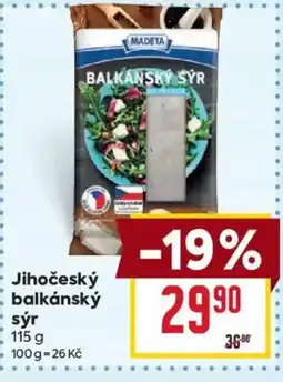 Billa Madeta jihočeský balkánský sýr nabídka
