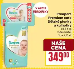Billa Pampers premium care nabídka