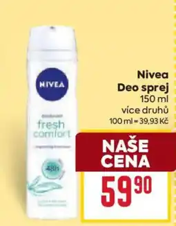 Billa Nivea Deo sprej nabídka