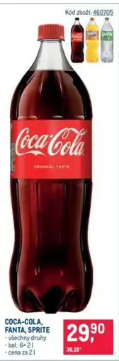 Makro Coca-Cola, Fanta, Sprite nabídka