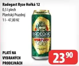 Partner Maloobchodní síť Radegast Ryze Hořká 12 nabídka