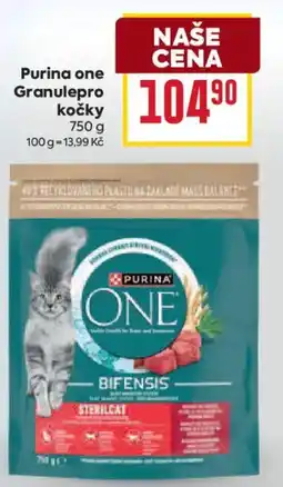 Billa Purina one Granulepro kočky nabídka