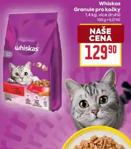 Billa Whiskas Granule pro kočky nabídka