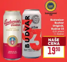 Billa Budweiser Budvar nabídka