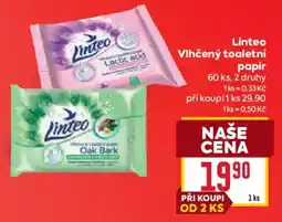 Billa Linteo vlhčený toaletní papír nabídka
