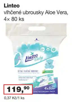 Ráj drogerie Linteo vlhčené ubrousky Aloe Vera nabídka