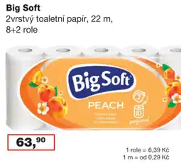 Ráj drogerie Big Soft 2vrstvý toaletní papír nabídka