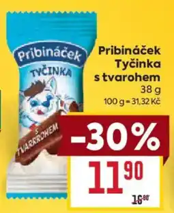 Billa Pribináček tyčinka s tvarohem nabídka