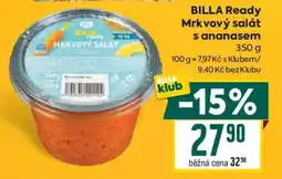 Billa Billla ready mrkvový salát s ananasem nabídka