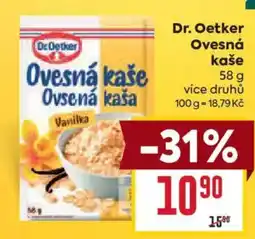 Billa Dr.Oetker Ovesná kaše Vanilka nabídka