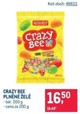 Makro Roshen crazy bee plněné želé nabídka