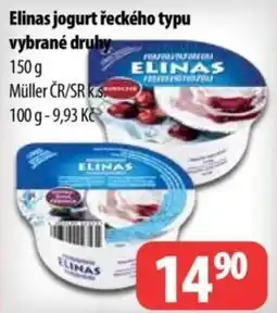 Partner Maloobchodní síť Elinas jogurt řeckého typu nabídka