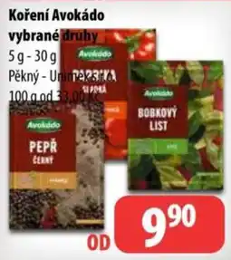 Partner Maloobchodní síť Avokádo kořeněné druhy nabídka