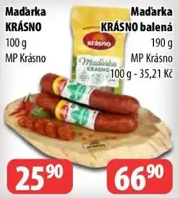 Partner Maloobchodní síť Madárka Krásno nabídka