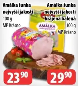 Partner Maloobchodní síť Amálka šunka nabídka