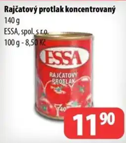 Partner Maloobchodní síť Essa rajčatový protlak koncentrovaný nabídka