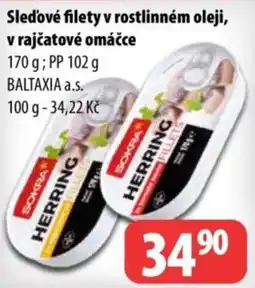 Partner Maloobchodní síť Sokra herring fillets nabídka