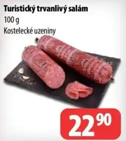 Partner Maloobchodní síť Kostelecké uzeniny Turistický trvanlivý salám nabídka