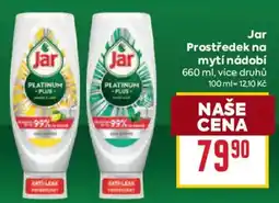 Billa Jar prostředek na mytí nádobí nabídka