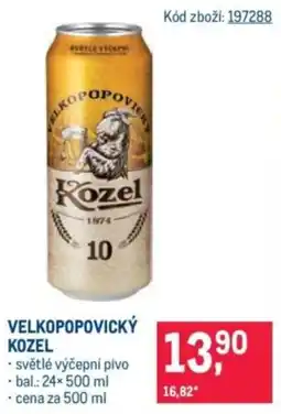 Makro Velkopořovický Kozel nabídka