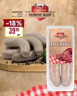 Billa Vepřové hody jaternice nabídka