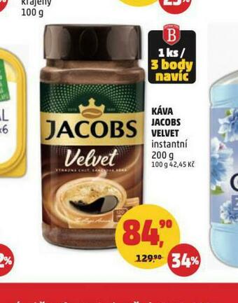 Penny Market Káva jacobs velvet instantní nabídka