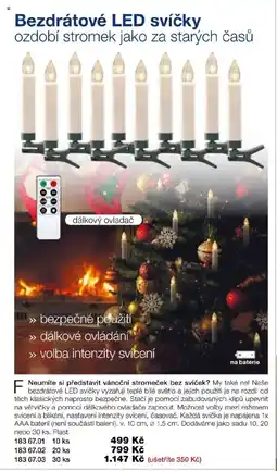 Decodoma Bezdrátové LED svíčky nabídka