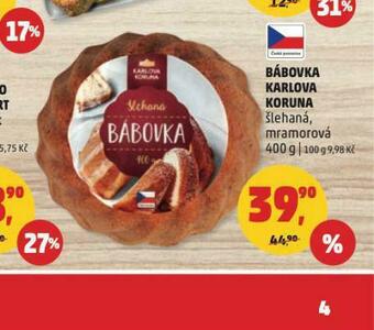 Penny Market Bábovka karlova koruna nabídka