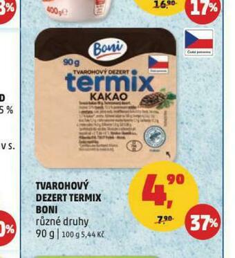 Penny Market Tvarohový dezert termix boni nabídka