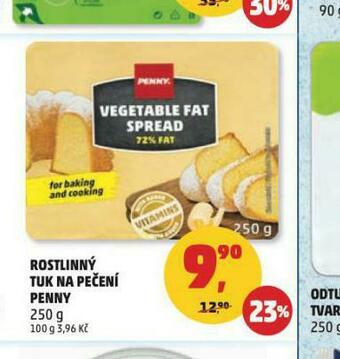 Penny Market Rostlinný tuk na pečení penny nabídka