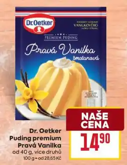 Billa Dr. Oetker Puding premium Pravá Vanilka nabídka