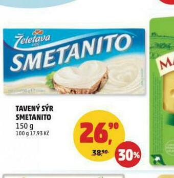 Tavený sýr smetanito